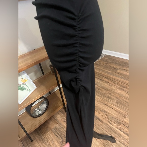 Michael Stars Macy Black Sleeveless Turtleneck Bodycon Stretch Dress Medium - Picture 8 of 15